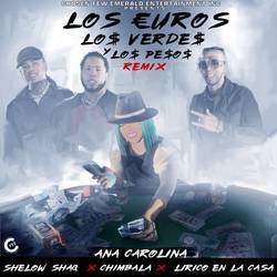 Portada de Los Euros, Los Verdes y Los Pesos (Remix)
