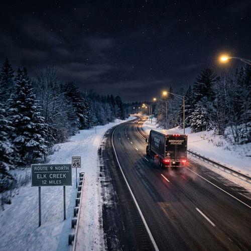 Portada de Cold Midnight Highway