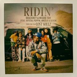 Portada de Ridin' (feat. Krystall Poppin, Ang3lo & Seven)