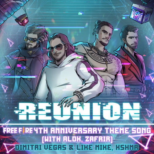 Portada de Reunion (Free Fire 4th Anniversary Theme Song) [with Alok & Zafrir]