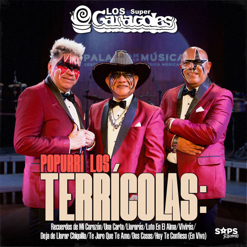 Portada de Popurrí los Terrícolas: Recuerdos de Mi Corazón/Una Carta/Llorarás/Luto en el Alma/Vivirás/Deja de Llorar Chiquilla/Te Juro Que Te (En Vivo)