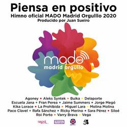 Portada de Piensa En Positivo (Madrid Pride 2020 by Juan Sueiro)
