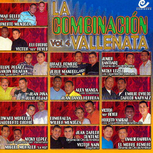 Portada de La Combinacion Vallenata Vol. 4