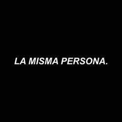 Portada de La Misma Persona