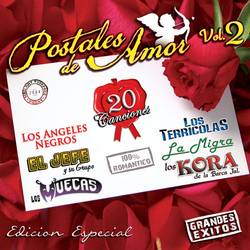 Portada de Postales De Amor: 20 Canciones, Vol. 2