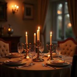 Portada de Candlelit Dinner for More Romance