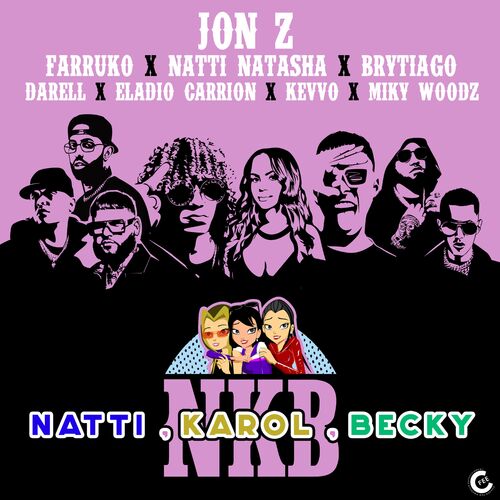 Portada de Natti, Karol, Becky (feat. KEVVO, Brytiago, Darell, Eladio Carrión & Miky Woodz) (Remix)