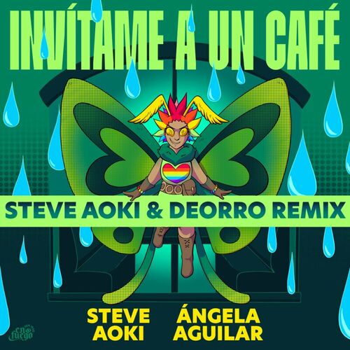 Portada de Invítame A Un Café (Steve Aoki & Deorro Remix)