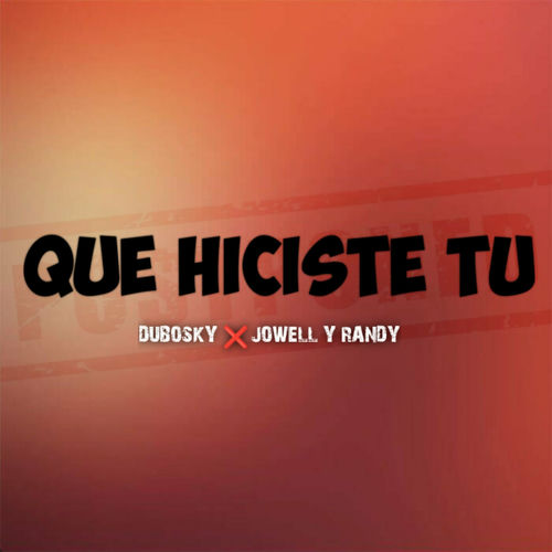 Portada de Que Hiciste Tu