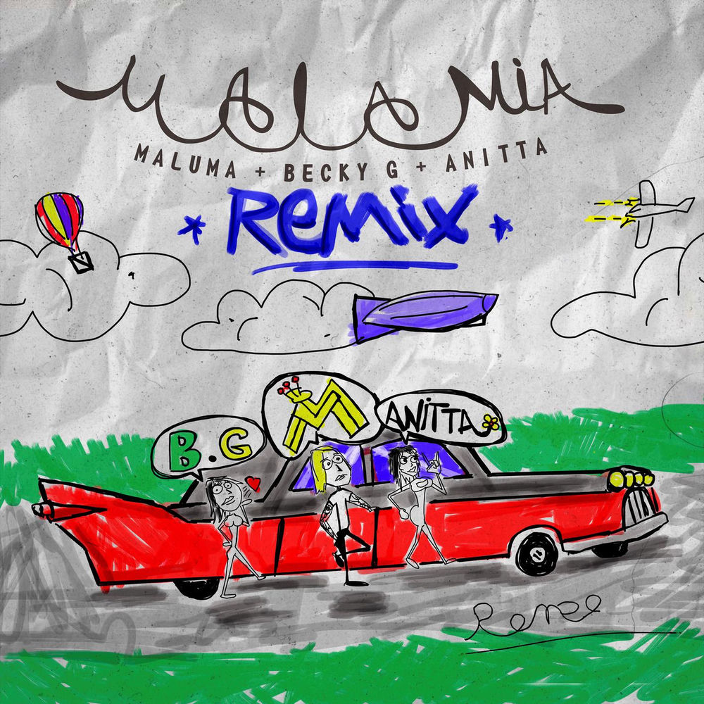Portada de Mala Mía (Remix)