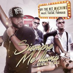 Portada de Siempre Me Llama (Remix)