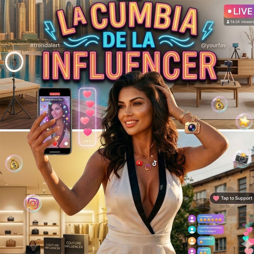 Portada de La Cumbia del Influencer