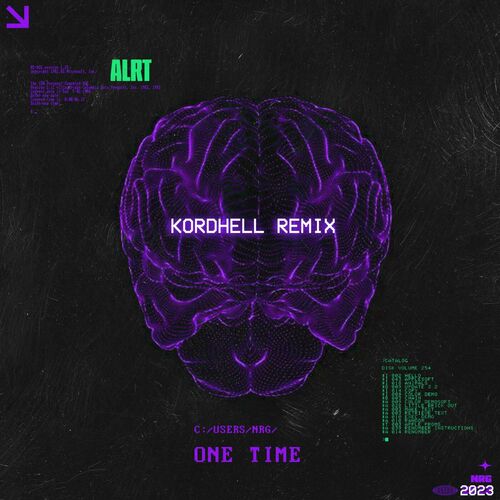 Portada de One Time (Kordhell Remix)
