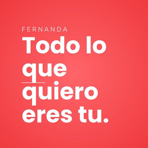 Portada de Todo lo que quiero eres tu