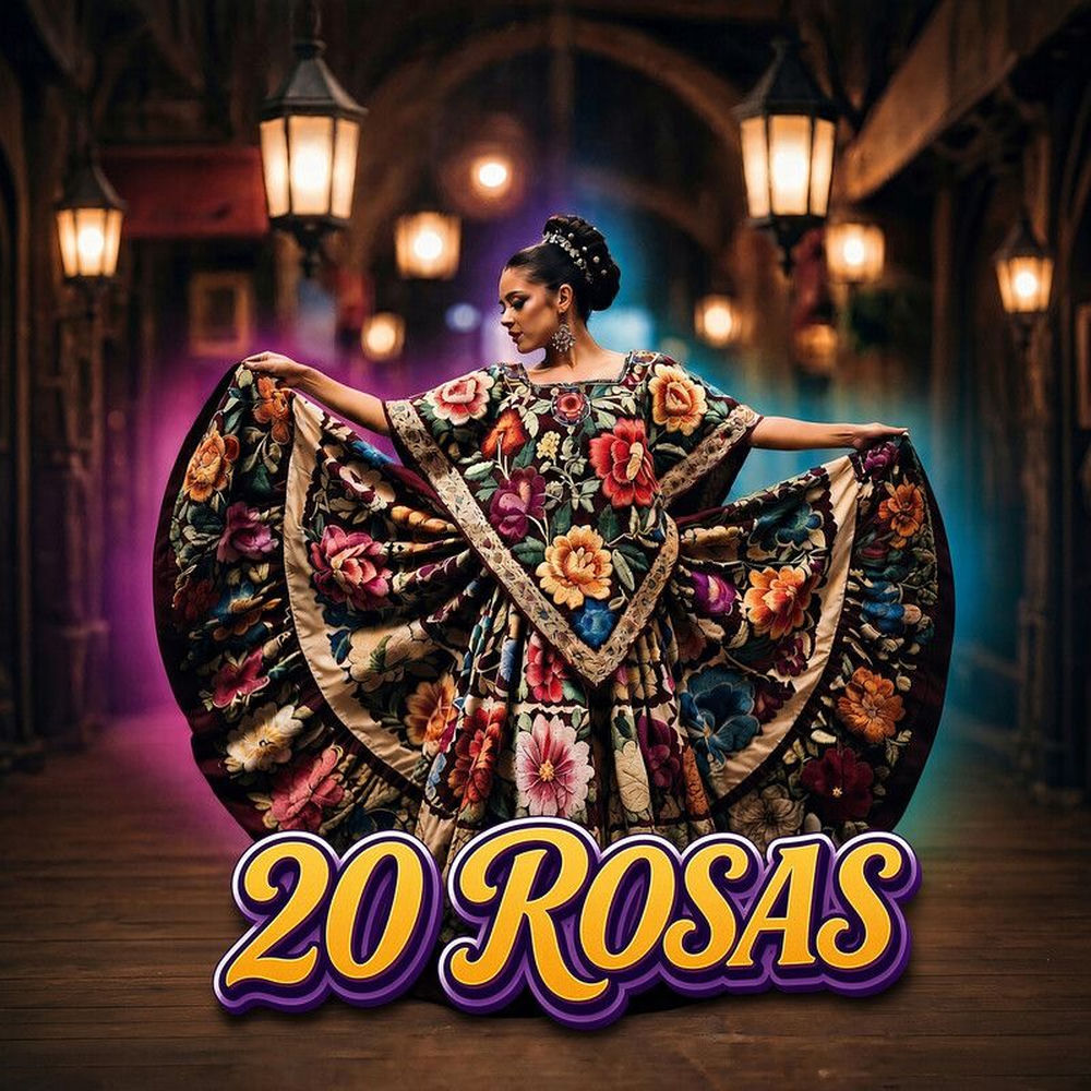 Portada de 20 Rosas (Versión de Radio)