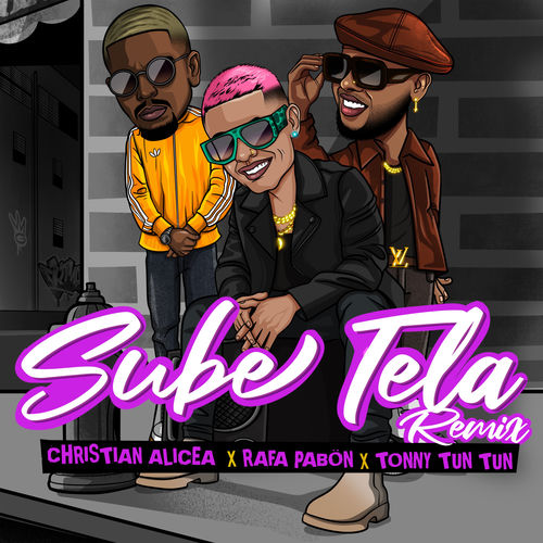 Portada de Sube Tela (Remix)