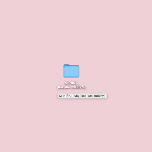 Portada de MI NIÑA (RubyRose_Am_98BPM)
