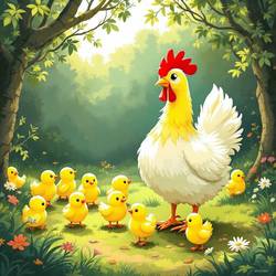 Portada de Gallinita de Alas Doradas
