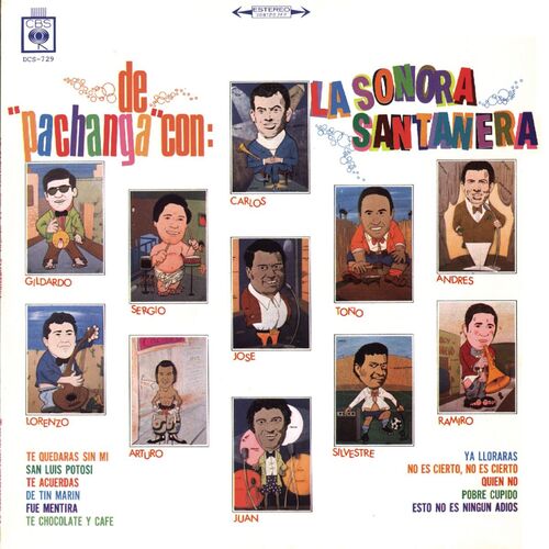 Portada de De Pachanga Con La Sonora Santanera
