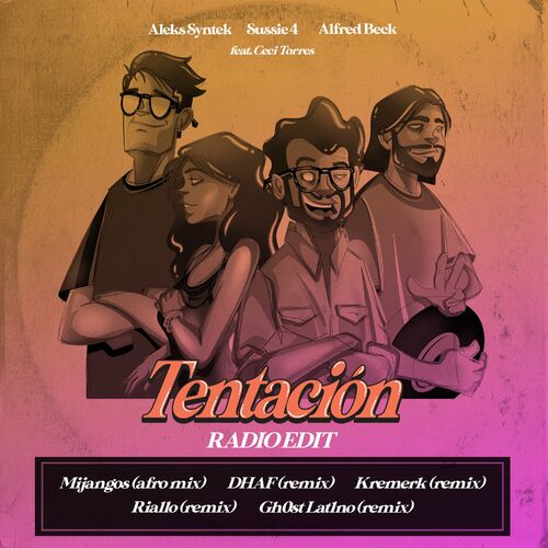 Portada de Tentación (Remix)
