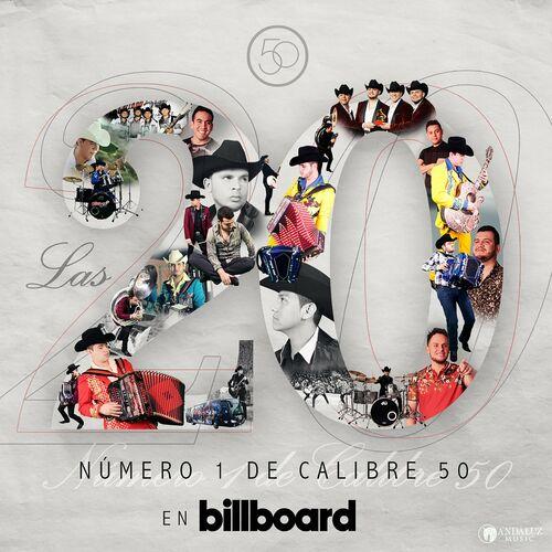 Portada de Las 20 Número 1 De Calibre 50 En Billboard
