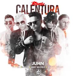 Portada de Calentura (Remix) [feat. Jon Z, Lenny Tavárez & Miky Woodz]