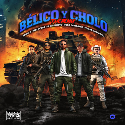 Portada de BÉLICO Y CHOLO (feat. De La Ghetto, Polo Gonzalez) (The Remix)
