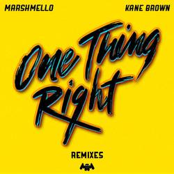 Portada de One Thing Right (Remixes)