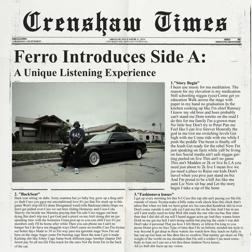 Portada de Crenshaw Times (Side A) (Full Length)